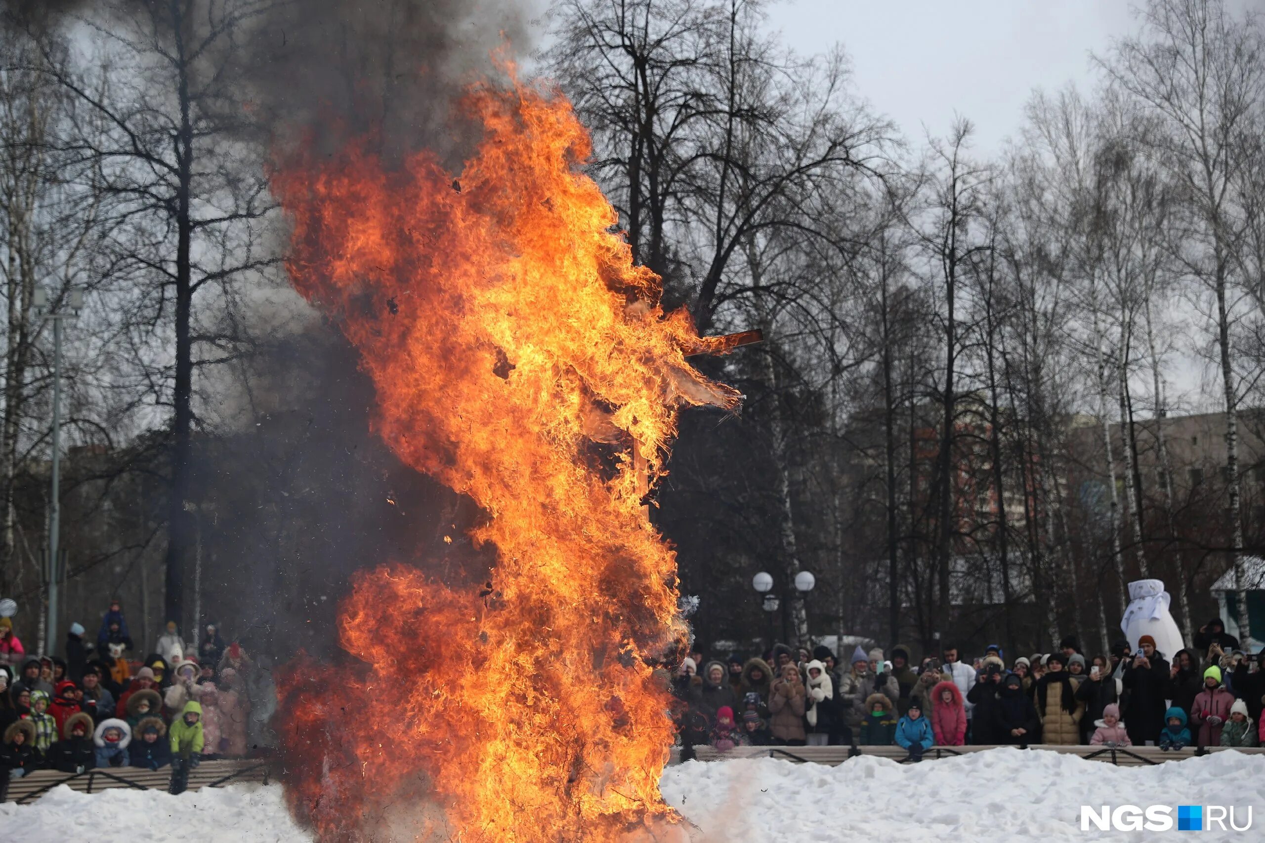 Сжигание масленицы новосибирск