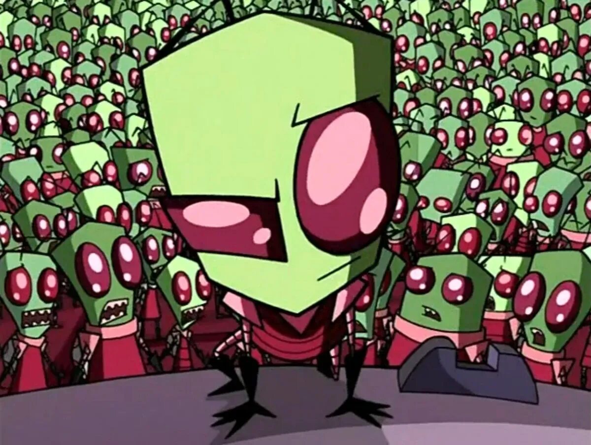 Invader zim зим. Гир захватчик зим. Гир захватчик зим арт. Захватчики персонажи. Гэз захватчик зим 2019.