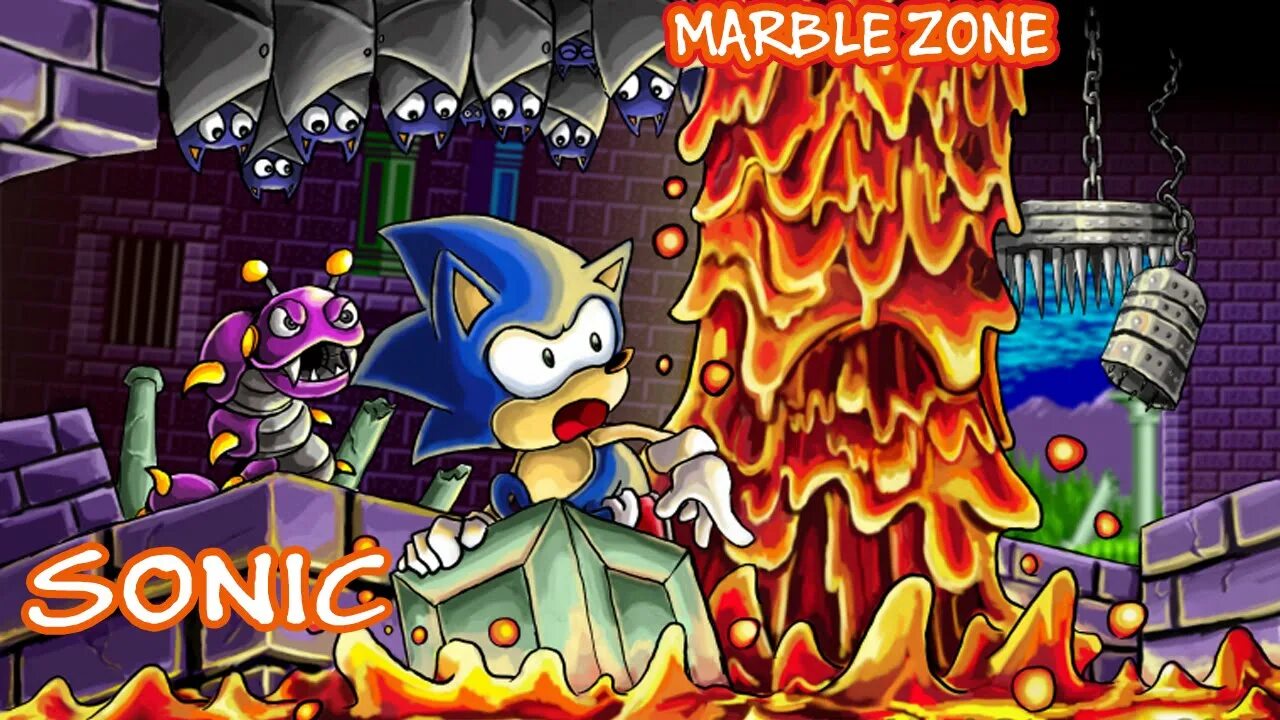 Fixing sonic. Марбл зон Соник. Марбл Зоун Соник. Марбле зона Соник. Marble Sonic 1.