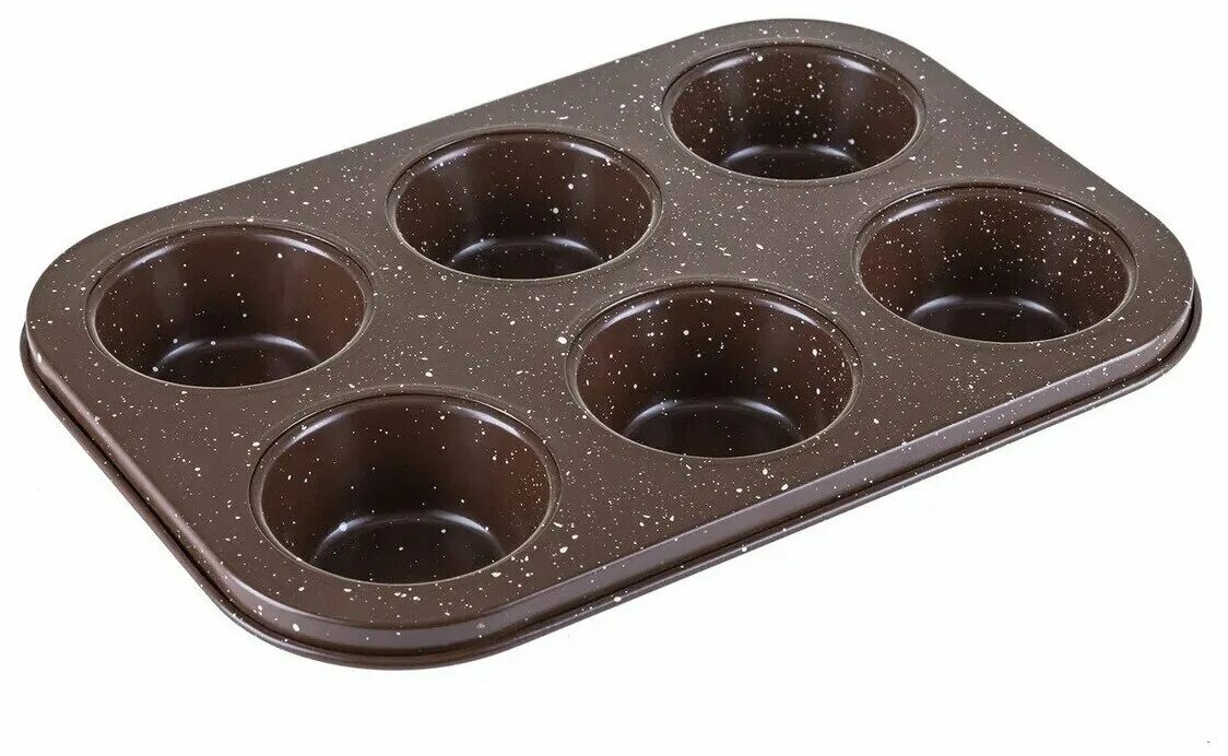 Силиконовая форма для выпечки. Силиконовая форма для выпечки. Нежные маффины. 6 кексов. Силиконовая форма для кексов.