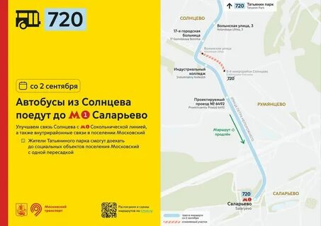 Саларьево до солнцево парк