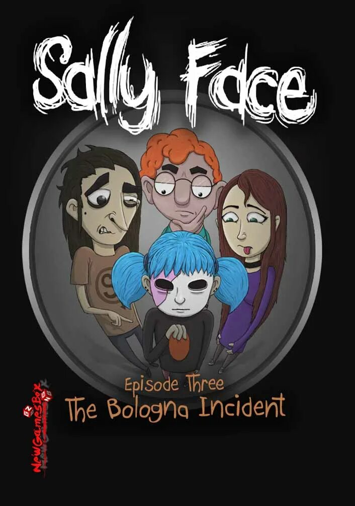 Салли фейс имя. Салли фейс. Sally face игра. Салли фейс плакат. Салли фейс обложки эпизодов.