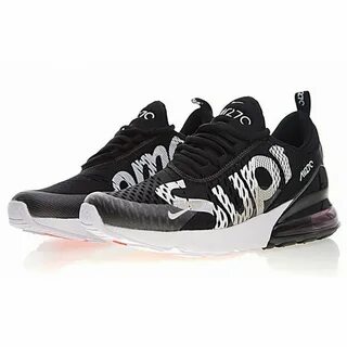 Кроссовки Nike Air Max 270 x Supreme BlackWhite.