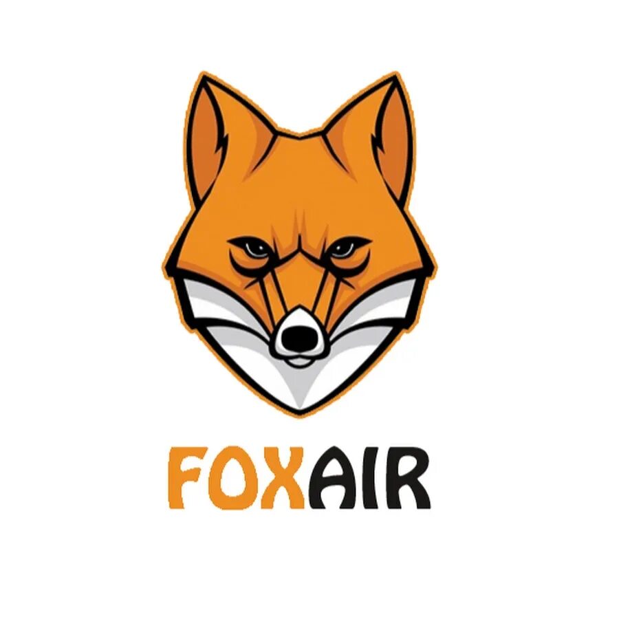 Airfox. Fox icon. Air foxes