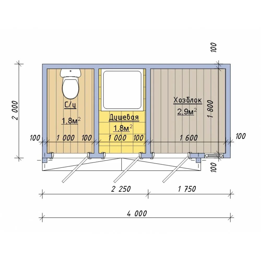 Вагончик туалет. Проекты хозблоков для дачи с душем и туалетом. Хозблок 2х6 чертеж. Хозблок 4х2 чертежи.