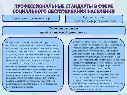 Стандарты в сфере социально трудовых
