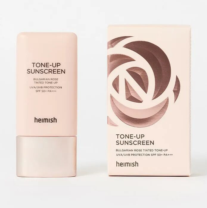 Tone up sunscreen. Heimish Bulgarian Rose Tone-up Sunscreen SPF 50+ pa+++. Heimish Bulgarian Rose Tone-up Sunscreen. Heimish Bulgarian Rose Tone-up Sunscreen spf50+ pa+++ солнцезащитный крем 30 мл , шт. Солнцезащитный тонирующий праймер с розой Heimish.