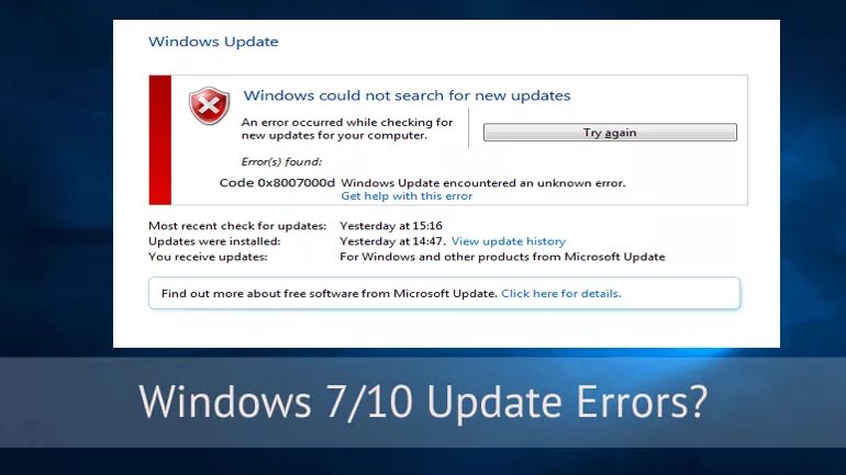 You to find more errors