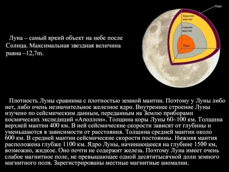 Средняя плотность луны. Строение Луны. Общее строение Луны. Структура Луны. Плотность Луны Луны.