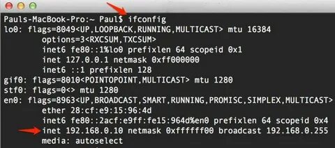 Mac address mac os