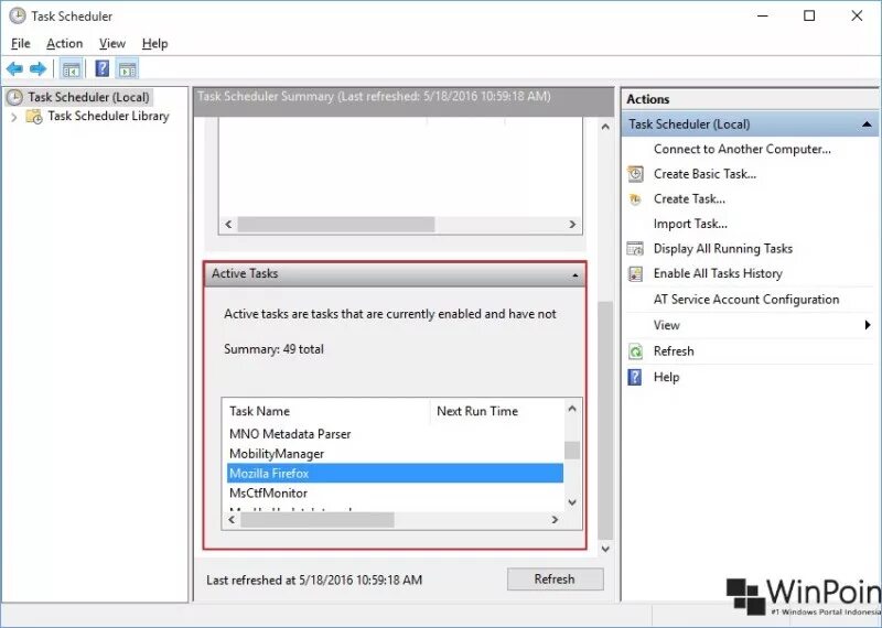 MSCTFMONITOR. Active task