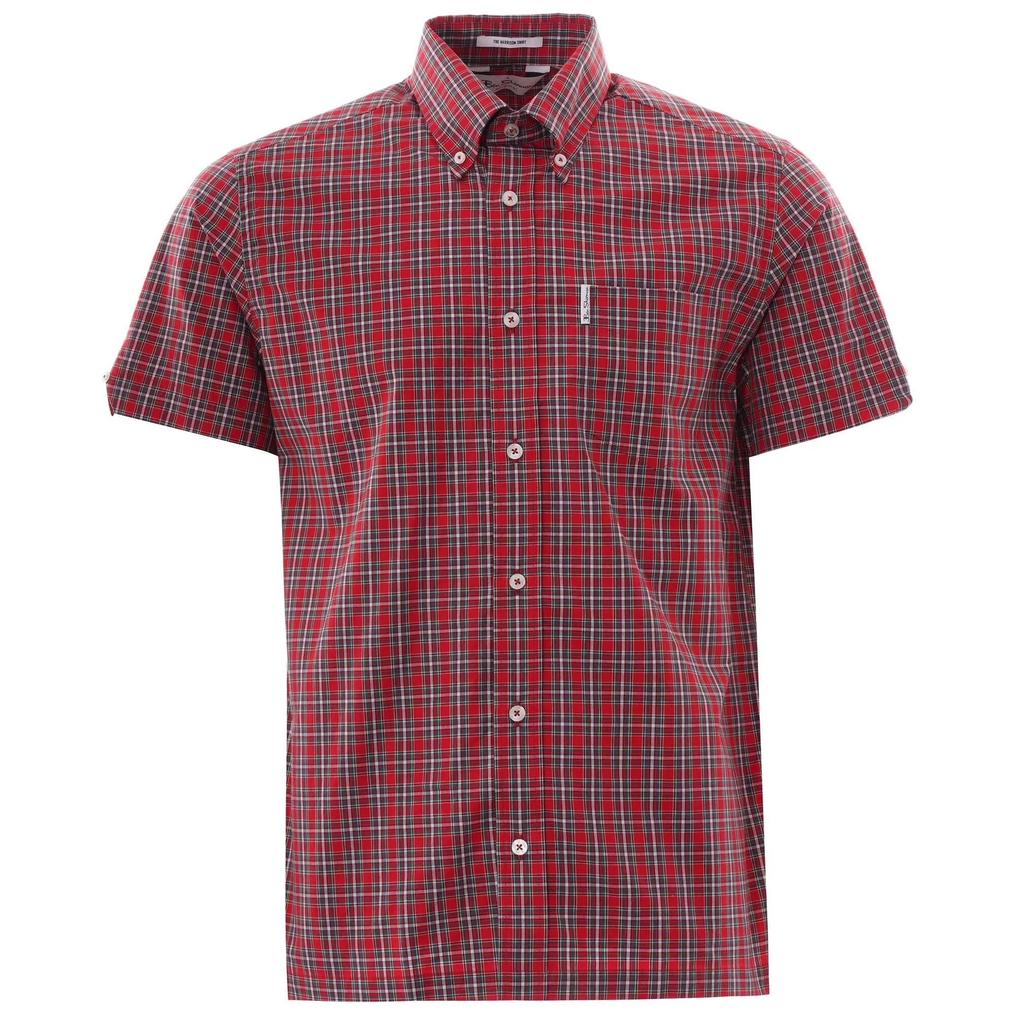 Ben Sherman рубашка. Ben Sherman рубашка красная. Ben Sherman поло. Ben Sherman Heritage. Short sleeved shirt