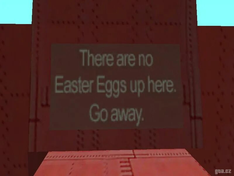 Had it up to here. GTA San Andreas Easter Egg. Пасхалки нет. There are not Eggs go away.