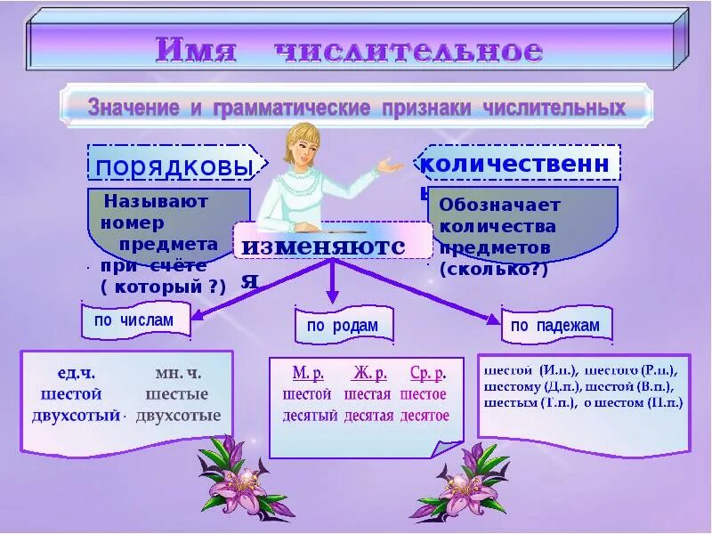 Морфологические признаки порядковых числительных. Грамматические признаки имени числительного 4 класс. Грамматические категории имен числительных. Числительное грамматическое значение. Грамматические признакичислетельных.