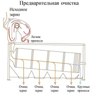 Очистка зерна букв