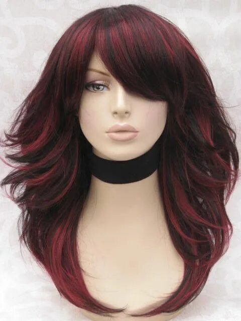 Blacked red hair