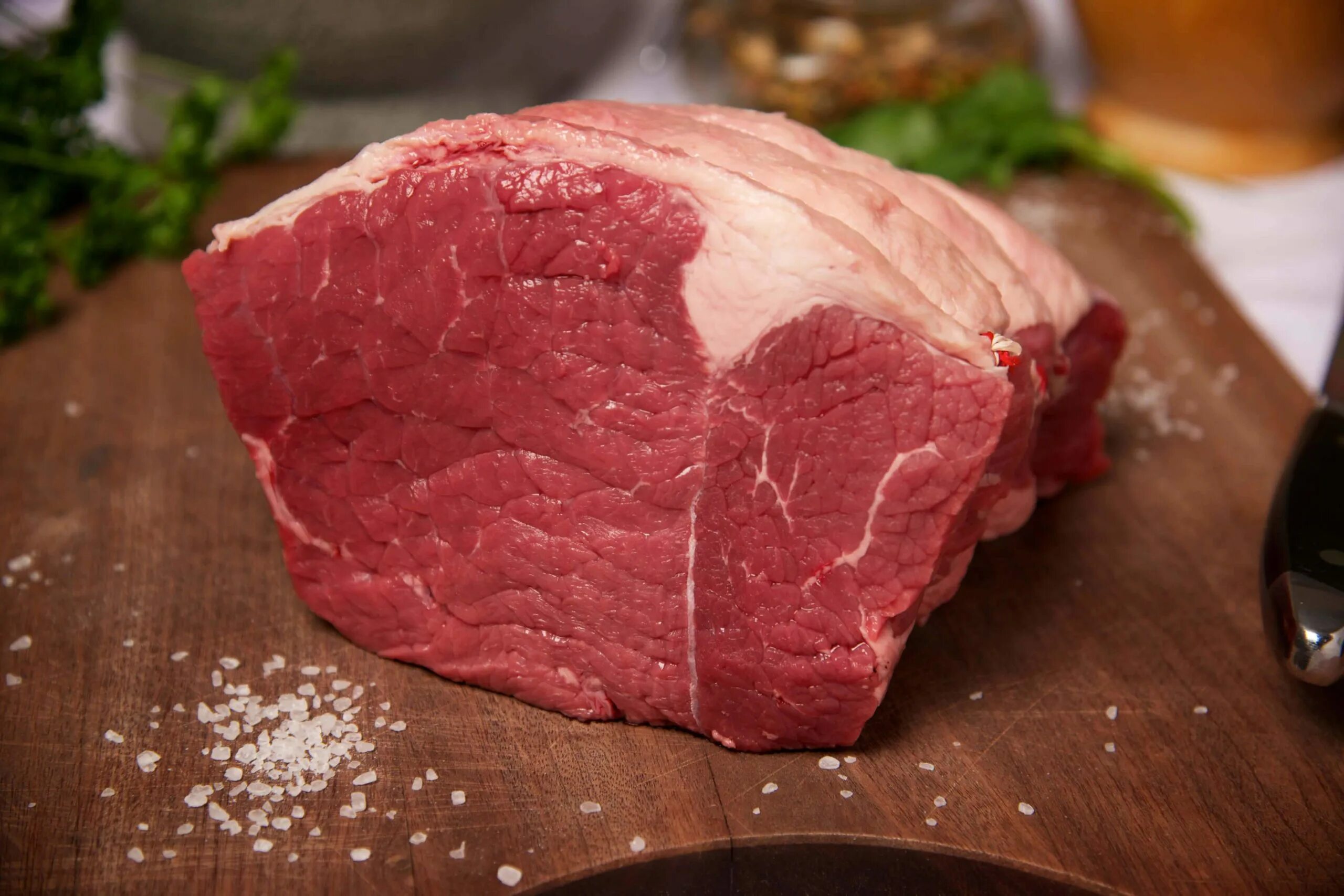 Top side. Silverside говядина. мясо буйвола.