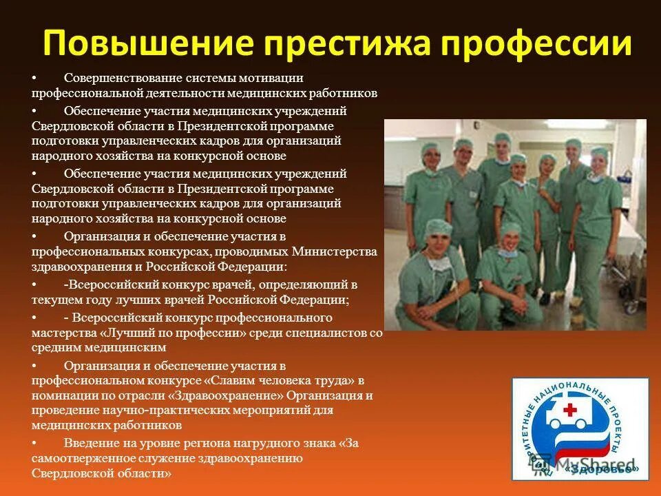 Значимость рабочей профессии. Престижность педагогической профессии. Повышение престижа профессии учителя. Проект по поднятию престижа работы в культуре. Повышение престижа медицинской профессии.