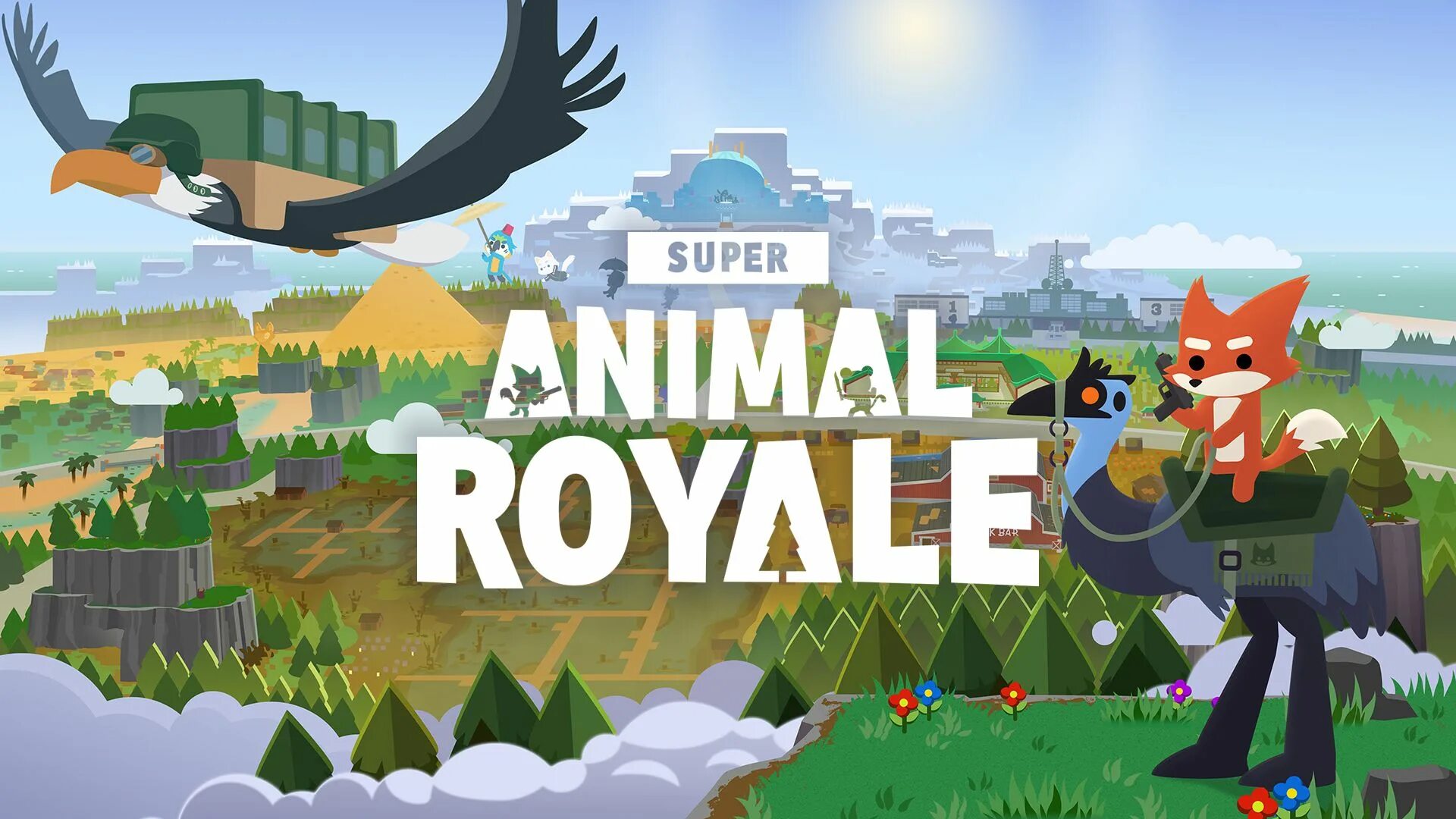 Энимал рояль. Карта super animal Royale. Super animal Royale PS.