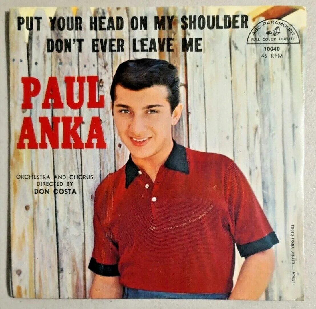 Put my head on my shoulder. Paul anka put. paul anka put your head on my shoulder. put your head on my shoulder пол анка. paul anka 1959.