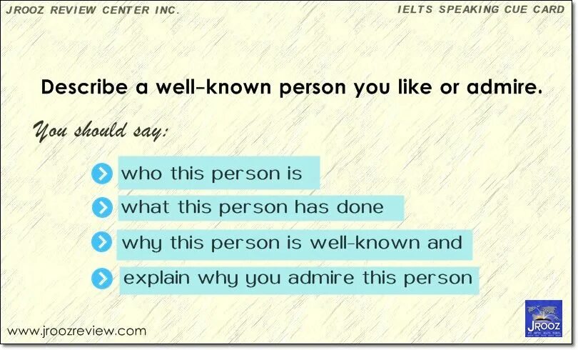 Describe a person you admire. IELTS speaking Part 2 person. IELTS cue Cards. Well known person. You read well перевод