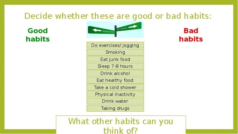 Good and Bad Habits таблица. Bad Habits презентация. Good Habits Bad Habits. Bad Habits топик. Good and bad habits