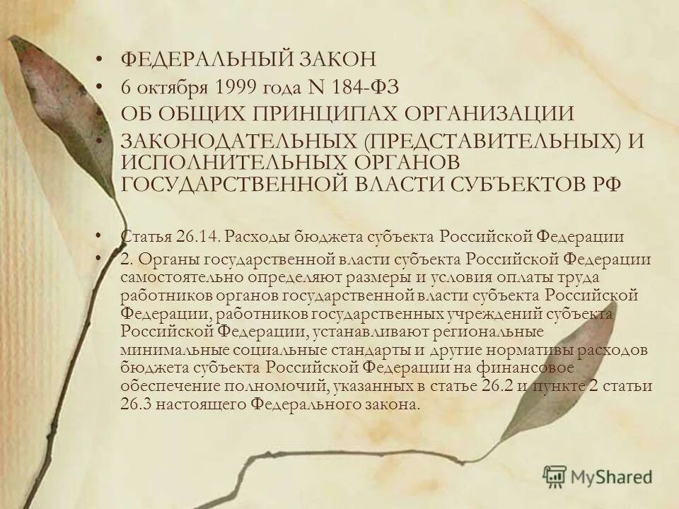 10. исполнительная власть и законодательство. 1999. 10. 10.