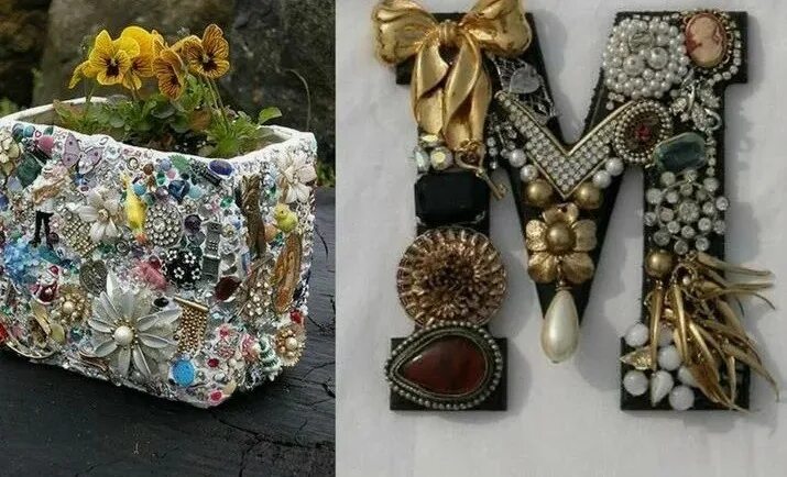 Техники декорирования изделий. Хенд мейд украшения. Креативное рукоделие. Украшения хенд мейд своими. Декор из старой бижутерии.