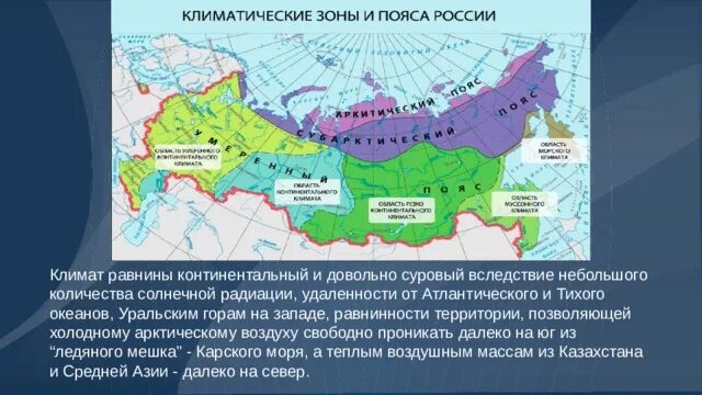 Климатических поясах расположен атлантический океан. Климатические пояса Западно сибирской равнины. Континентальный климат равнина. Климат Сибири континентальный и резко континентальный. Карта климатических поясов Западно-сибирской равнины.
