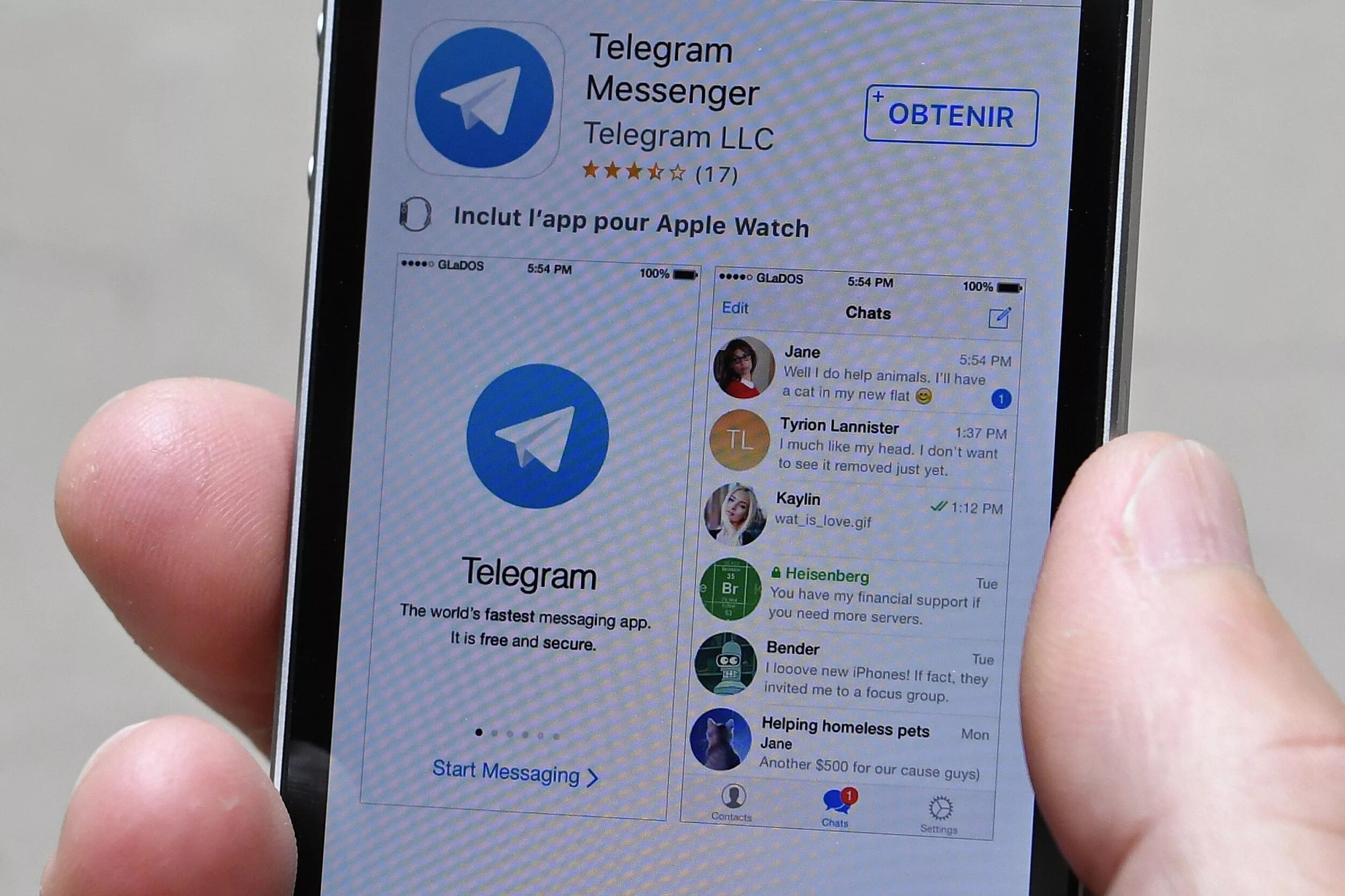 Start messaging