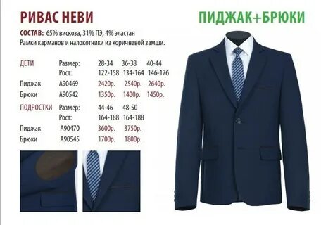 Как подобрать размер пиджака