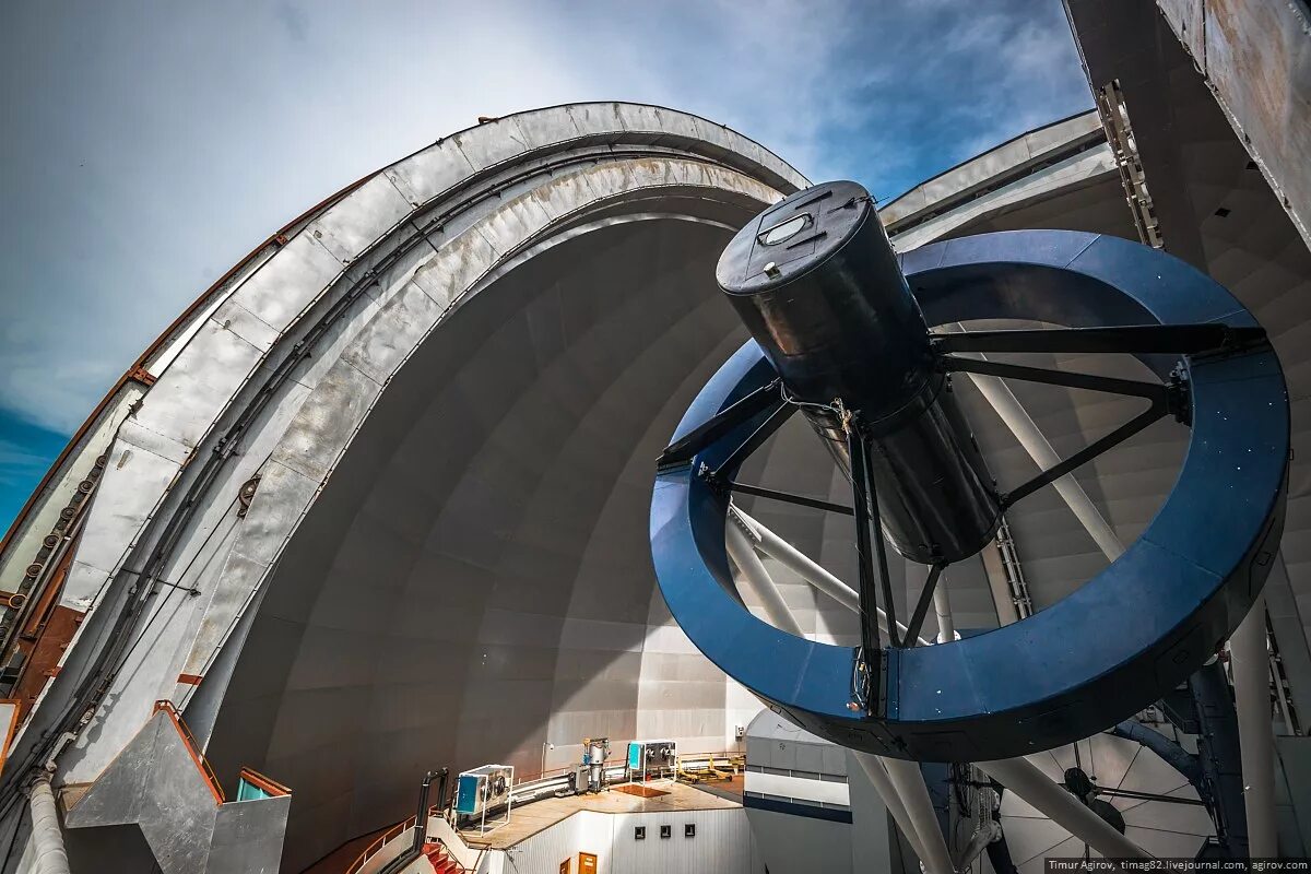 Самый большой телескоп в мире находится. Телескоп БТА Архыз. Астрофизическая обсерватория БТА. Обсерватория БТА Архыз. Большой телескоп азимутальный БТА.