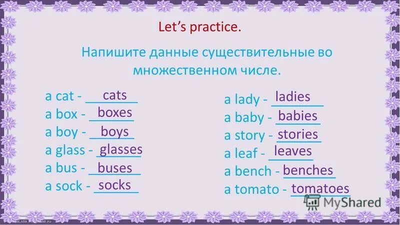 A Cat во множественном числе. Напишите множественное число существительных Day. A Sock во множественном числе. Bus множественное число.