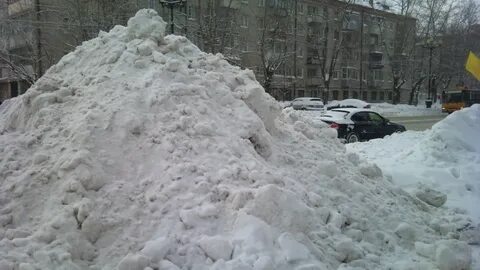 Снегопад много снега