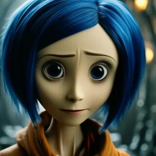 Автор Ева Брост, картинка в Шедевруме по запросу "Coraline в стране ко...