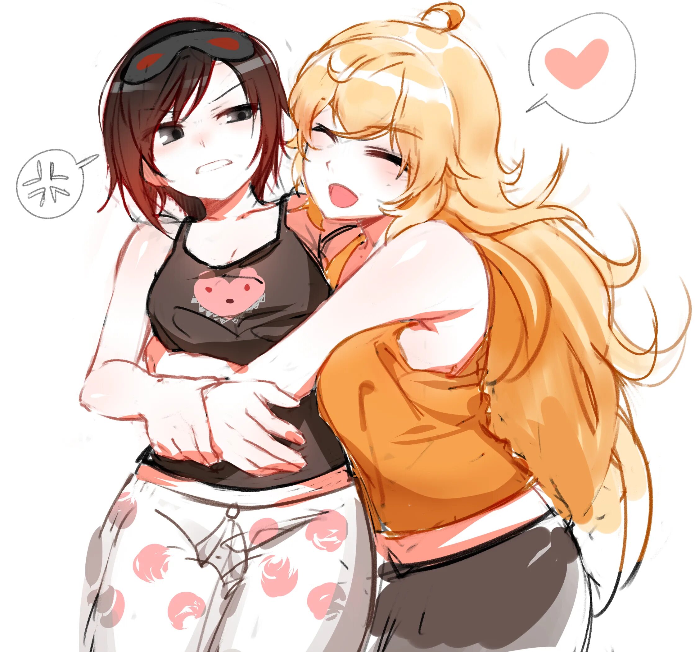 Ruby Rose and yang Xiao. RWBY Янь и Руби. Yang Xiao long x Ruby Rose. RWBY Ruby x yang. Futa sister