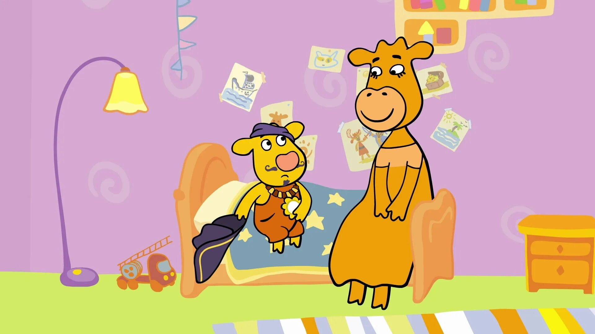 оранжевая корова без