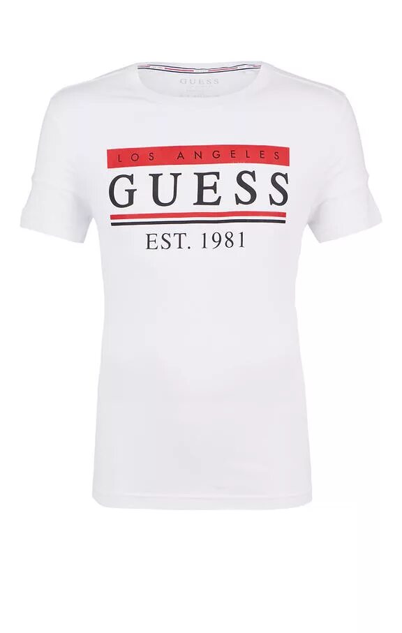 Guess est. Guess est 1981. Guess est 1981 белая. Guess est 1981 поло. Футболка guess мужская.