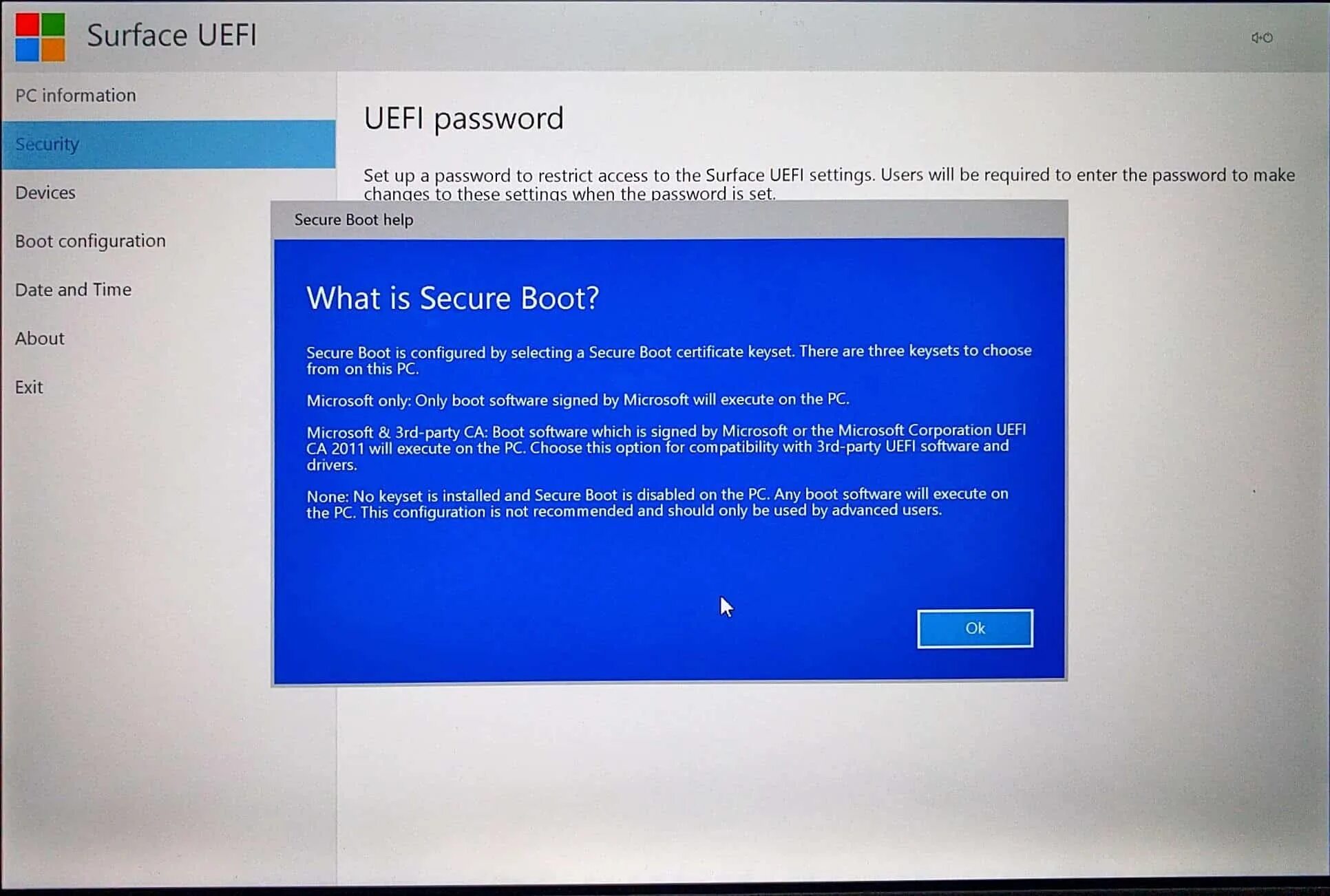 Secure boot и tpm. Microsoft surface BIOS. Surface 4 BIOS. Secure Boot configuration. Microsoft surface Pro 2 UEFI.