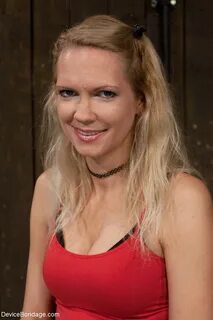 Painful nipple torture for slender spreadeagled slave blonde Rain DeGrey. 
