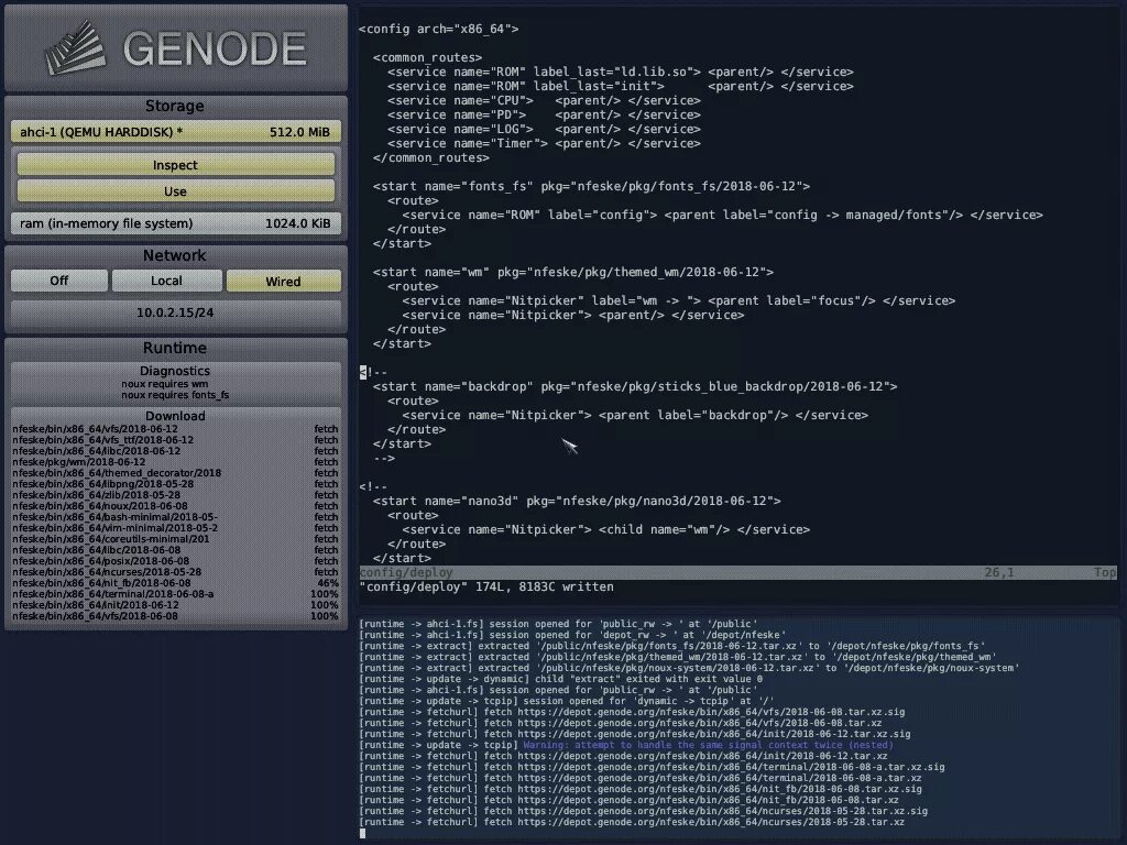 Genode. ОС Genode. Genode os Framework [править | править код]. Sculpt os. Runtime update