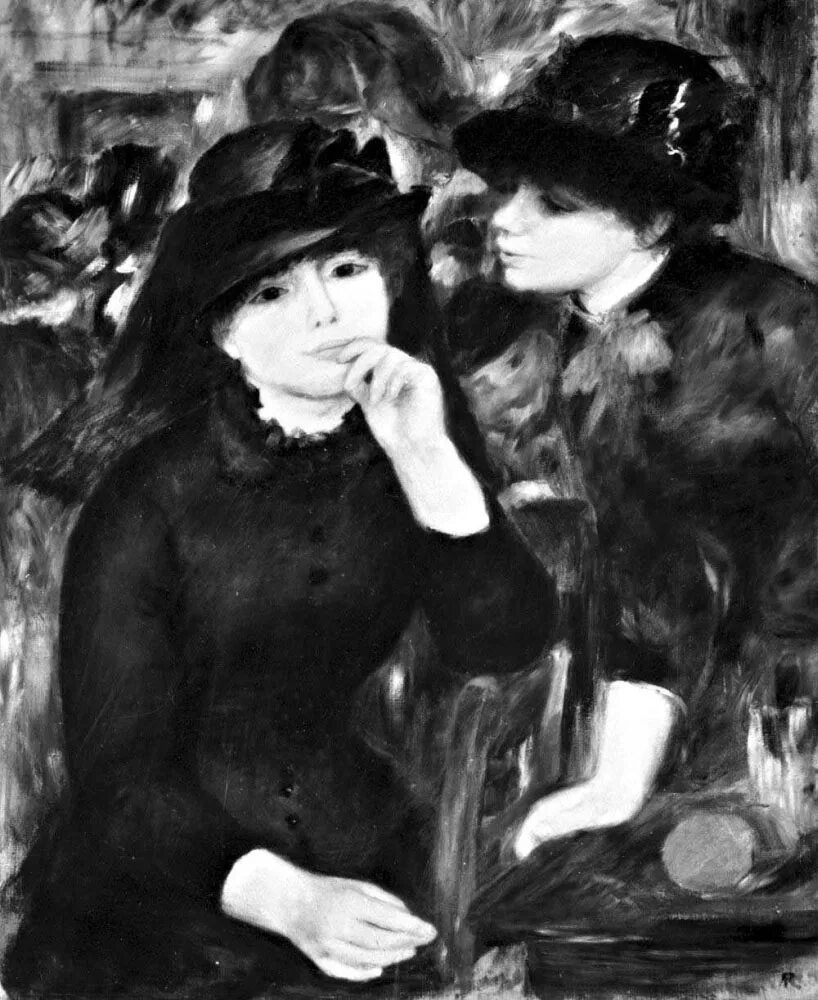 огюст ренуар девушка в шляпе 1892. пьер огюст ренуар девушки в чёрном. огюст ренуар девушки в черном. пьер огюст ренуар девушки в чёрном. огюст ренуар девушки в черном.