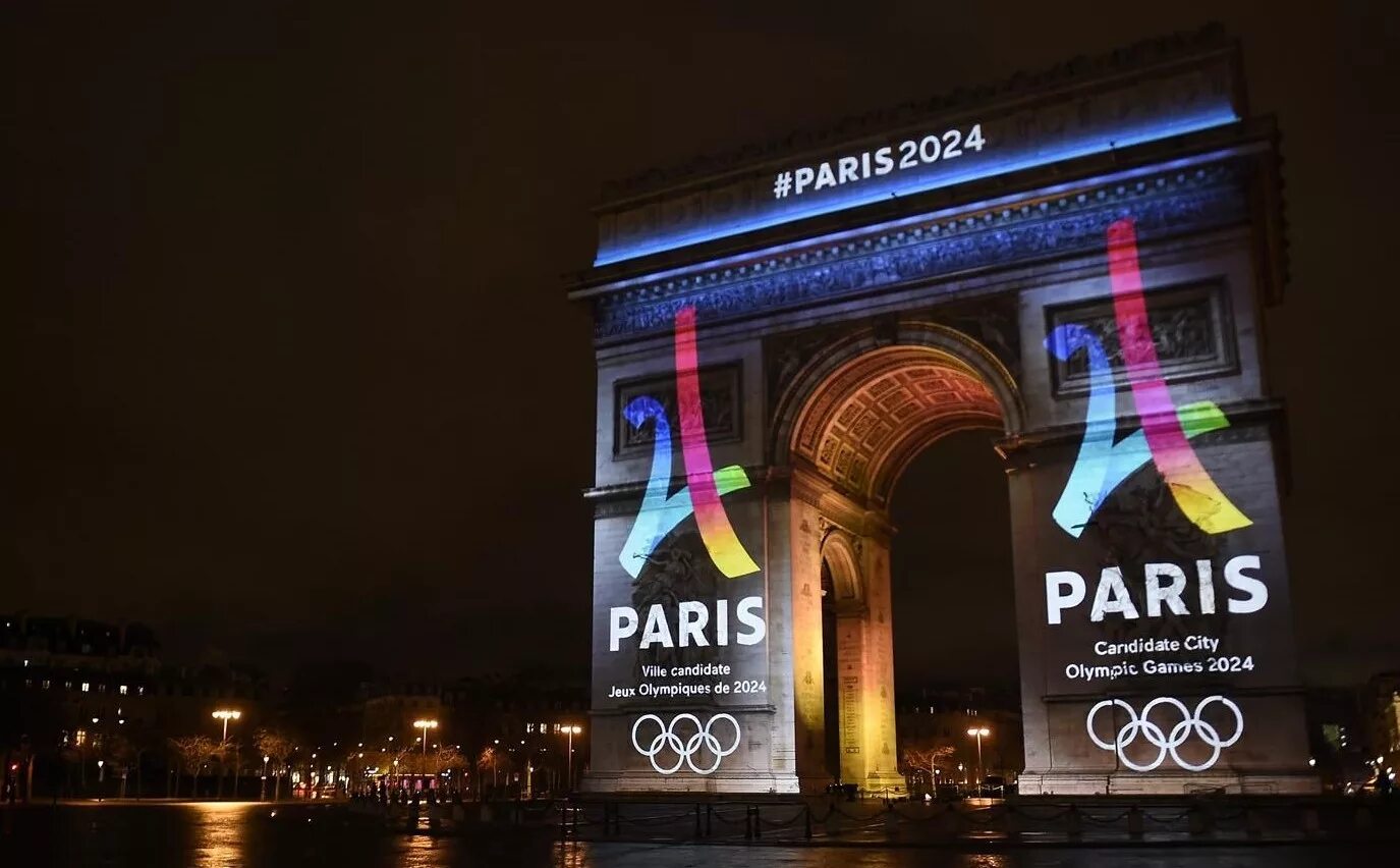 Олимпийские игры в Париже 2024. Эмблема Олимпийских игр в Париже 2024.