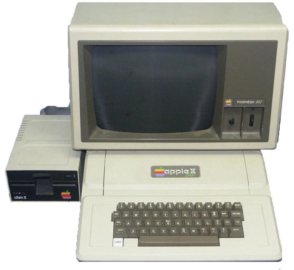 Apple II 1977. Apple 2 компьютер. Эппл 2 компьютер 1977. Первый персональный компьютер Apple 2.