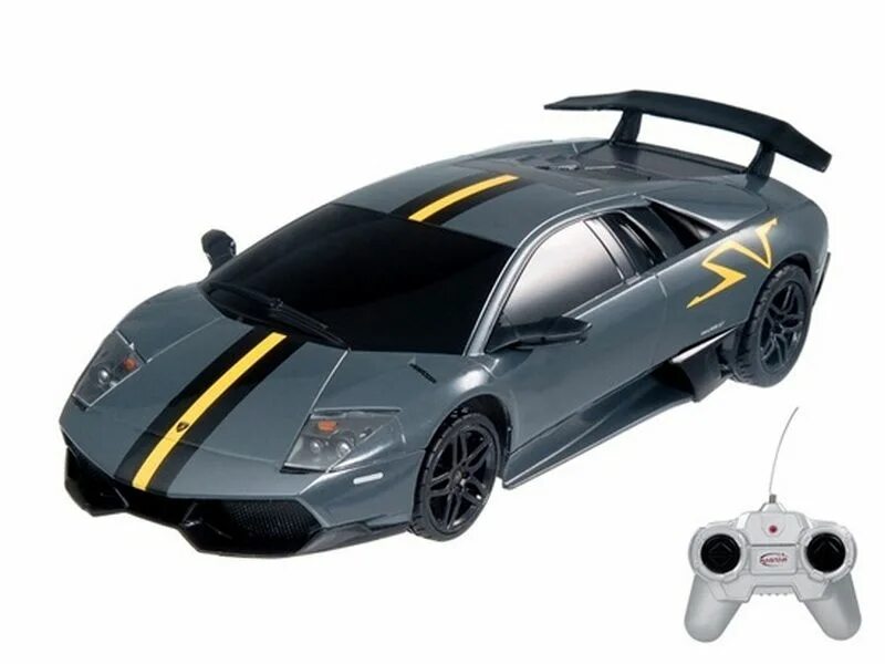 Машина р/у 1:24 Lamborghini SUPERVELOCE lp670-4, Limited Version, цвет серый металлик, 2.4g 39001gr. Легковой автомобиль Rastar Lamborghini SUPERVELOCE lp670-4 (39001) 1:24 18 см. Радиоуправляемые машины Растар. Ламборгини Растар.