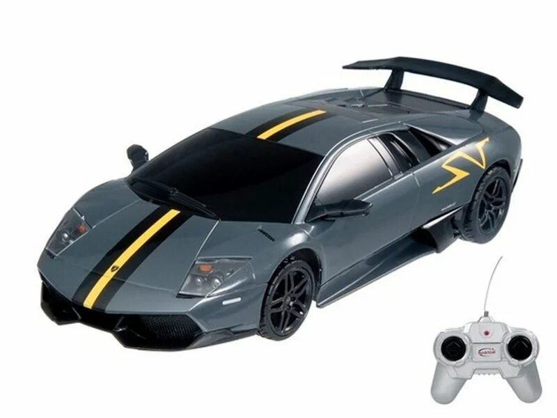 Машина р/у 1:24 Lamborghini SUPERVELOCE lp670-4, Limited Version, цвет серый металлик, 2.4g 39001gr. Легковой автомобиль Rastar Lamborghini SUPERVELOCE lp670-4 (39001) 1:24 18 см. Радиоуправляемые машины Растар. Ламборгини Растар. Сколько стоит машинка на управление