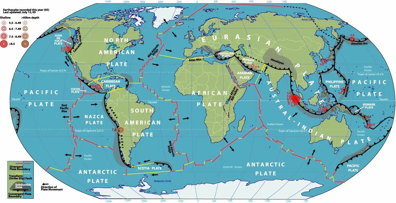 Тихоокеанская литосферная плита. Границы литосферных плит Тихого океана. Тихоокеанская тектоническая плита. Граница Тихоокеанской плиты. Страны в которых частые и сильные землетрясения