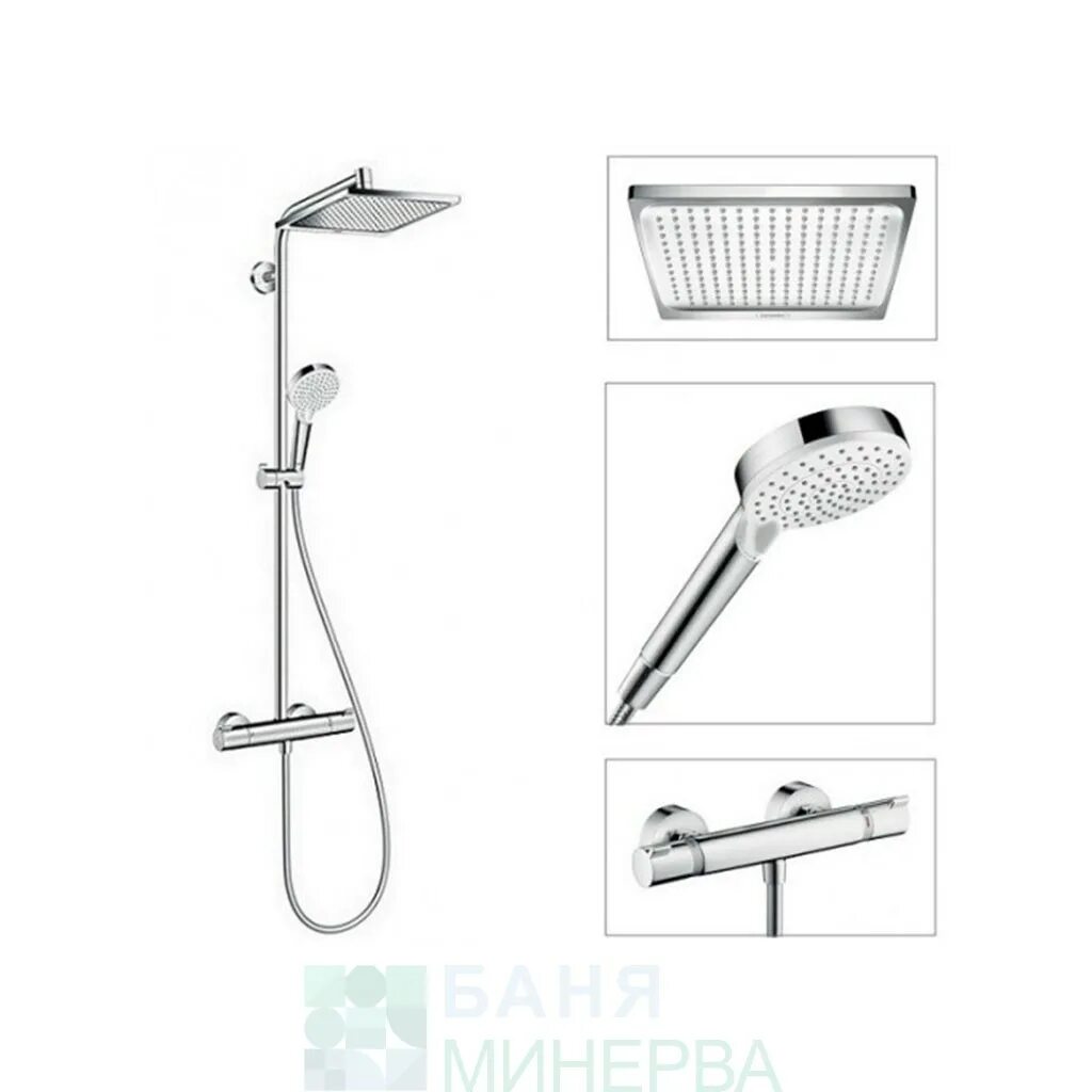 Cromta s solo leveling. Душевая система Hansgrohe Crometta e 240. Душевая система Hansgrohe Crometta е 240 27271000. 27267000 Hansgrohe. Душевая система Hansgrohe Crometta s 240 1jet Showerpipe с термостатом 27267000, хром.