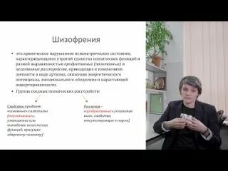 Шизофрения первый эпизод
