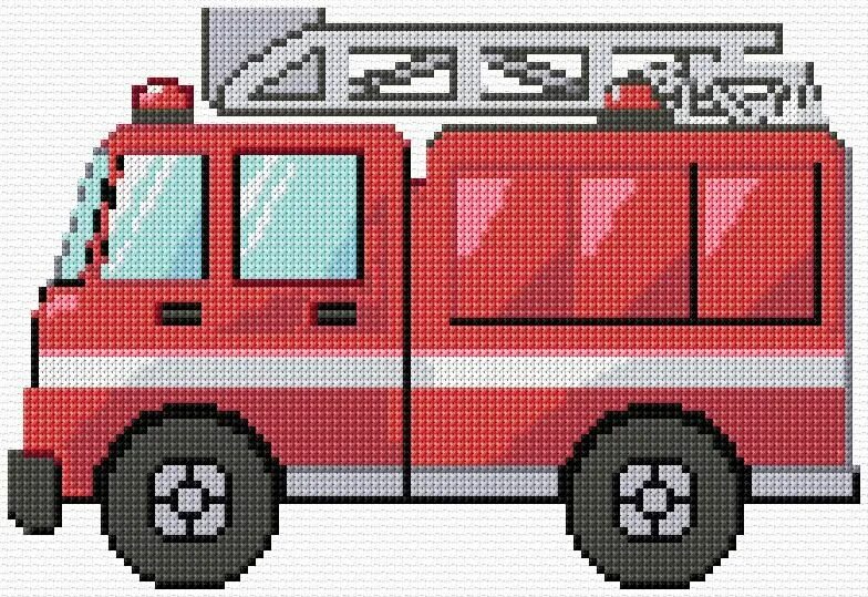 Вышивка крестом пожарная машина. Пожарный вышивка крестом. Пожарный вышивка крестом. Вышивка крестиком пожарного. Вышивка схема пожарный.
